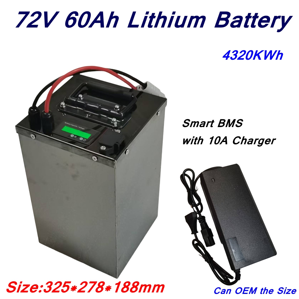 72V 40Ah Lifepo4 Battery Pack - 3000W 5000W 7000W Tekne, golf arabası,