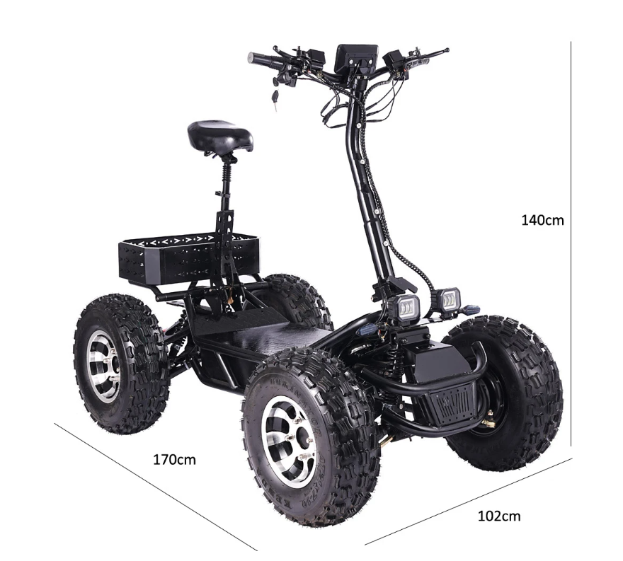 Yetişkinler için 4 Tekerlekli  - 60V 50Ah Electric Scooter Battery incelemesi ve fiyatı