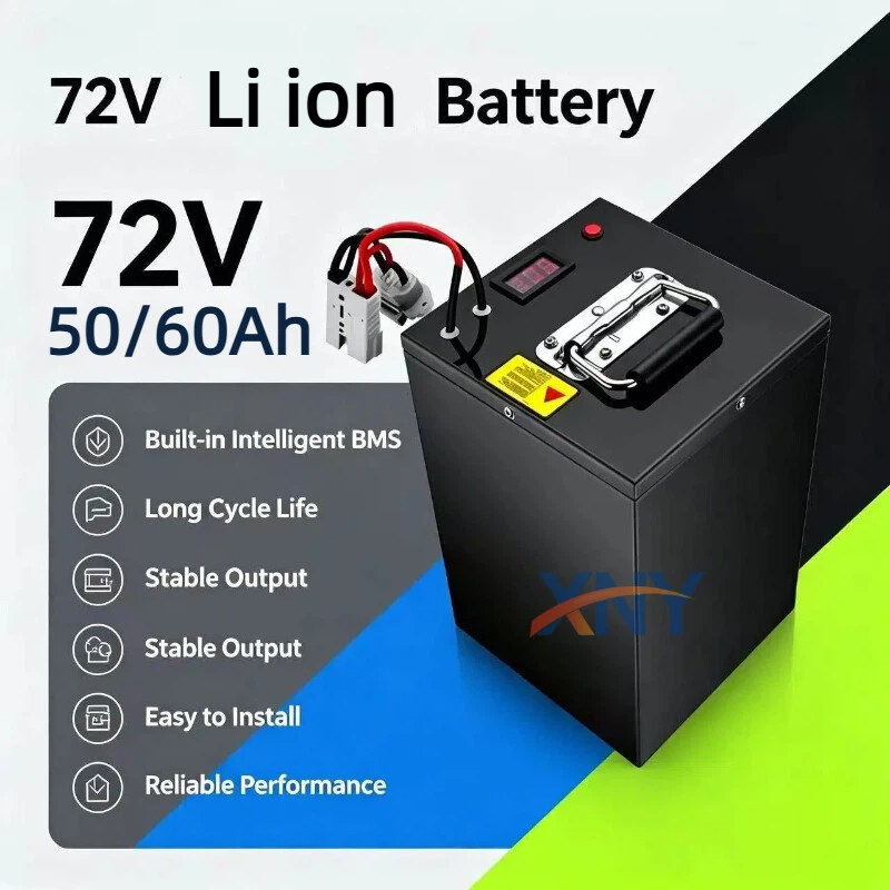 Lityum-iyon batarya 72v 50ah 6 - 72V 40Ah Lifepo4 Battery Pack incelemesi ve fiyatı