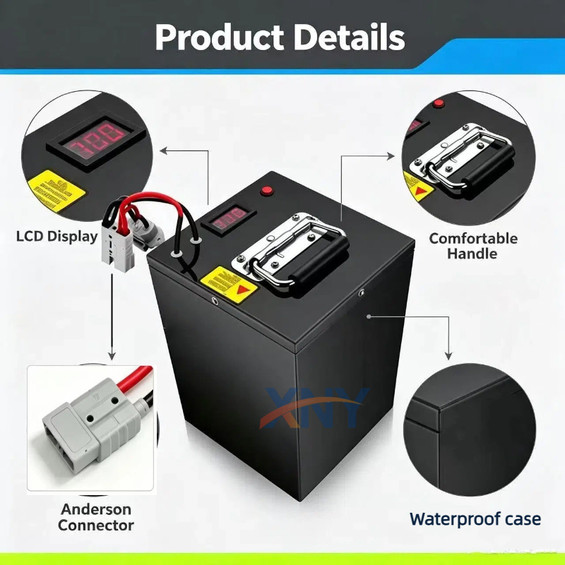Lityum-iyon batarya 72v 50ah 6 - 72V 40Ah Lifepo4 Battery Pack incelemesi ve fiyatı