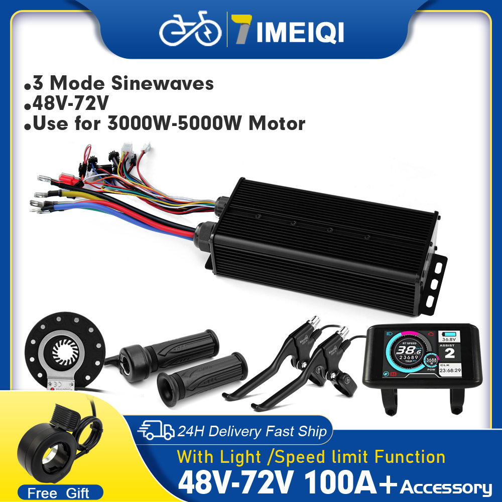 Ebike Sinüs Dalgası Denetleyic - 72V 100A Sabvoton Controller incelemesi ve fiyatı